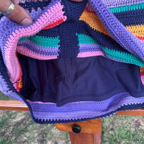 FARM Rio Multicolor Crochet Button-Up Dress - Picture 6 of 8